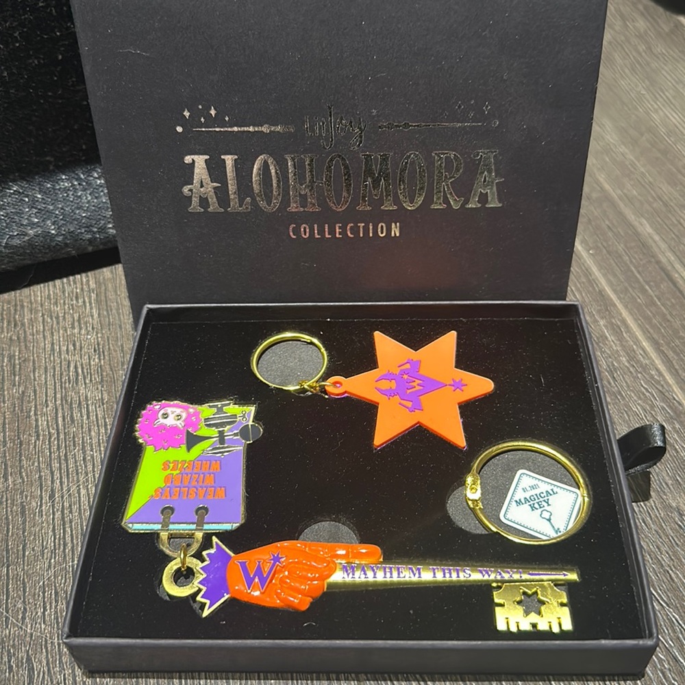 Litjoy alohomora key collection Harry Potter Weasley wizard key